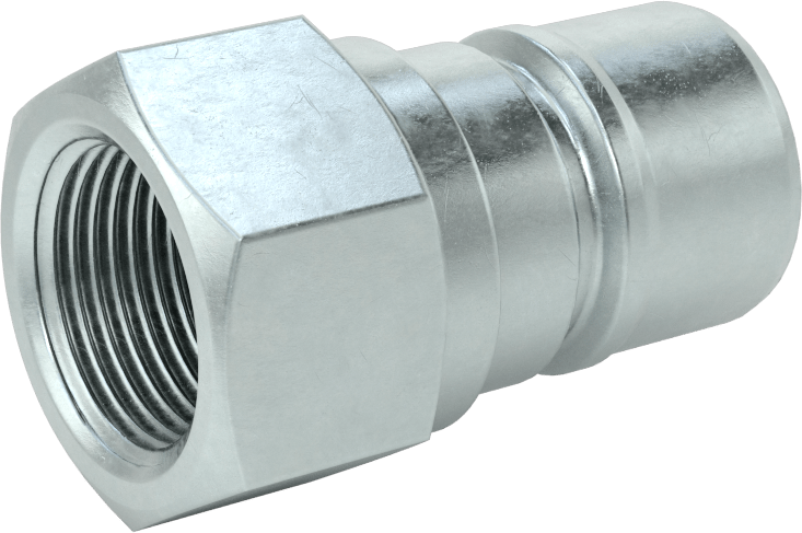 Uluslararası Standart ISO A Hortum Bağlantısı, Boyut 3/4, Plug, 3/4 NPTF Dişi Uç