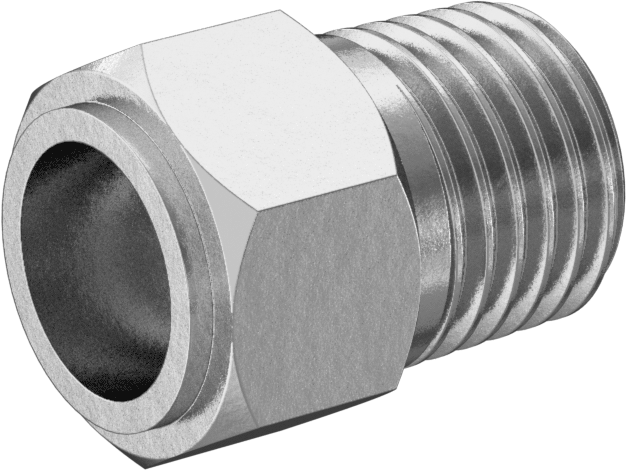 Temizlenmiş ve Torbalı Lehimli Bağlantı Parçası, Adaptör, Dişi Soket, 1/4 Bakır Boru Boyutu x 1/4 NPT Erkek