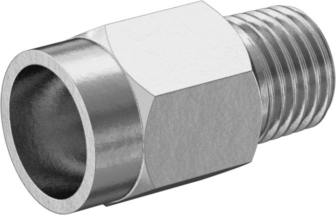 Temizlenmiş ve Torbalı Lehimli Bağlantı Parçası, Adaptör, Dişi Soket, 3/8 Bakır Boru Boyutu x 3/8 NPT Erkek