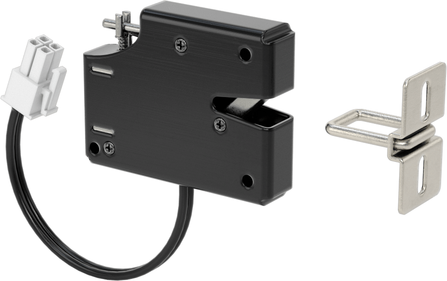 Elektronik Uzaktan Kumandalı Döner Mandal, Molex Mini-Fit Bağlantı, 200 lbs. Maksimum Çekme Mukavemeti