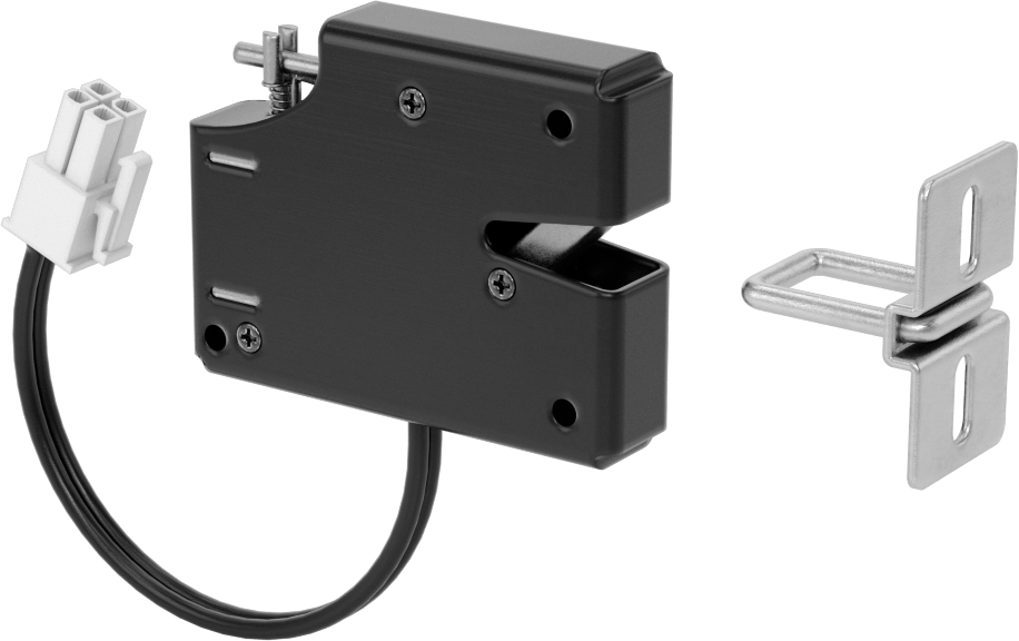Elektronik Uzaktan Kumandalı Döner Mandal, Molex Mini-Fit Bağlantı, 200 lbs. Maksimum Çekme Mukavemeti