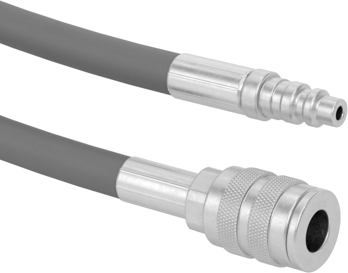 Hava Hortumu, Endüstriyel Hızlı Bağlantı Kesme Pirinç 1/4 Soket x Çelik 1/4 Plug, 300 PSI