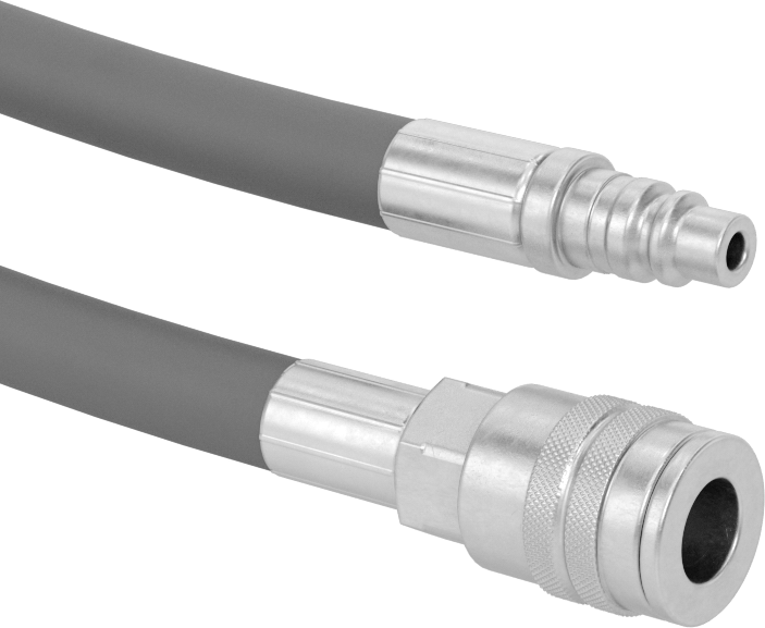 Hava Hortumu, Endüstriyel Hızlı Bağlantı Kesme Çelik 3/8 Soket x Çelik 3/8 Plug, 300 PSI