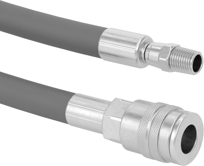 Hava Hortumu, Çelik 3/8 Endüstriyel Hızlı Bağlantı Kesme Soketi, 1/4 NPTF, 200 PSI