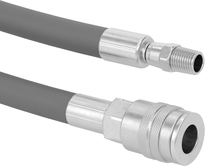 Hava Hortumu, Çelik 3/8 Endüstriyel Hızlı Bağlantı Kesme Soketi, 1/4 NPTF, 300 PSI