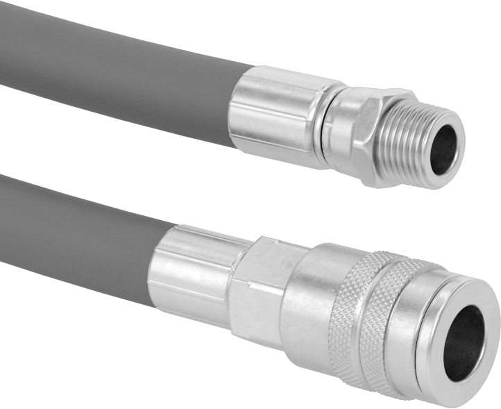 Hava Hortumu, Çelik 1/2 Endüstriyel Hızlı Bağlantı Kesme Soketi, 1/2 NPTF, 300 PSI