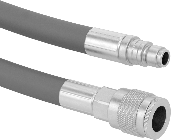 Hava Hortumu, Tru-Flate Hızlı Bağlantı Kesme Çelik 3/8 Soket x Çelik 3/8 Plug