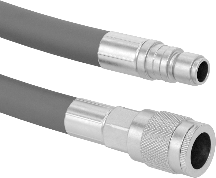 Hava Hortumu, Tru-Flate Hızlı Bağlantı Kesme Çelik 1/2 Soket x Çelik 1/2 Plug