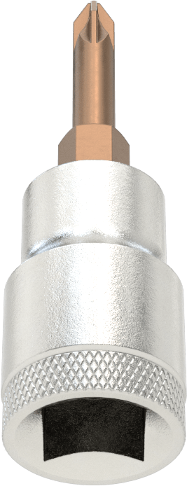 Uç Soketi, Pozidriv®, 3/8" Kare Tahrik, 1 Numaralı Boyut