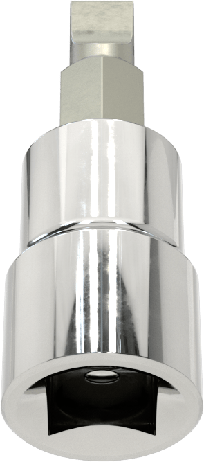 Yivli Uçlu Soket, 3/8" Kare Tahrik, 1/4" Tahrik Boyutu