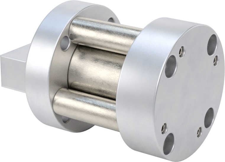 Dönmeyen Kompakt Bağlantı Çubuğu Hava Silindiri, 3/4" Delik Boyutu, 1-1/2" OD, 3/4" Strok