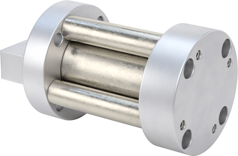 Dönmeyen Kompakt Bağlantı Çubuğu Hava Silindiri, 3/4" Delik Boyutu, 1-1/2" OD, 1-1/4" Strok