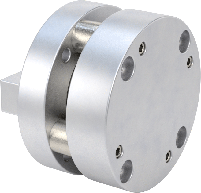 Dönmeyen Kompakt Bağlantı Çubuğu Hava Silindiri, 1-1/2" Delik Çapı, 2.63" OD, 1/4" Strok