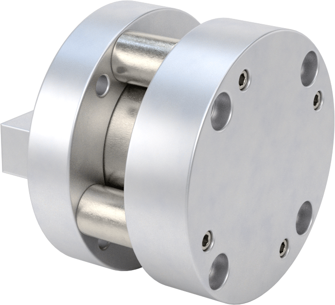 Dönmeyen Kompakt Bağlantı Çubuğu Hava Silindiri, 1-1/2" Delik Çapı, 2.63" OD, 1/2" Strok