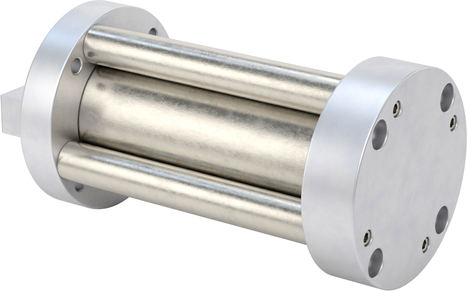 Dönmeyen Kompakt Bağlantı Çubuğu Hava Silindiri, 1-1/2" Delik Çapı, 2.63" OD, 3-1/2" Strok