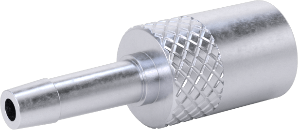 Hava için Pirinç Luer Lock Tüp Bağlantısı, Fiş, 1/16“-3/32” Dikenli Boru İç Çapı için