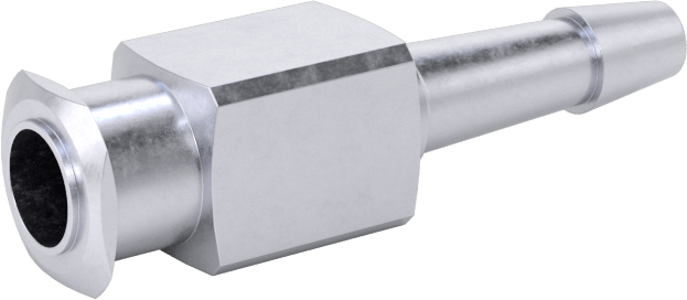 Hava için Pirinç Luer Lock Tüp Bağlantısı, Soket, 1/16“-3/32” Dikenli Boru için