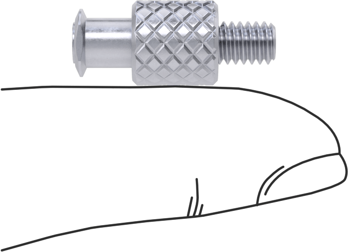 Hava için Pirinç Luer Lock Tüp Bağlantısı, Soket, 10-32 UNF Erkek Diş