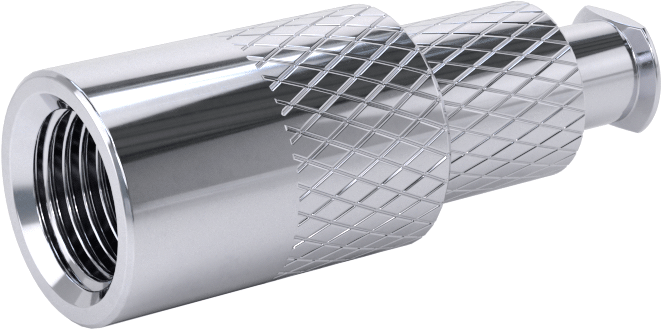 Hava için Pirinç Luer Lock Tüp Bağlantısı, Soket, 1/8 NPT Dişi