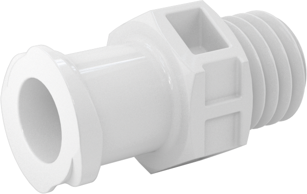 Hava ve Su için Plastik Luer Lock Tüp Bağlantısı, Soketler, 1/4"-28 UNF Diş Boyutu, Naylon