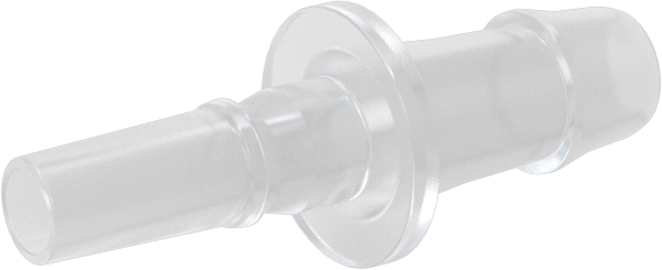 Hava ve Su için Plastik Luer Lock Tüp Bağlantısı, Polipropilen Fişler, 3/16" Boru İç Çapı için Dikenli, Beyaz
