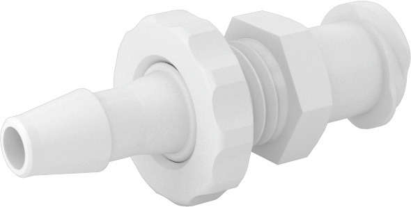 Hava ve Su için Plastik Luer Lock Tüp Bağlantısı, Naylon Duvar Delici Soketler, 1/8" Boru İç Çapı için Dikenli