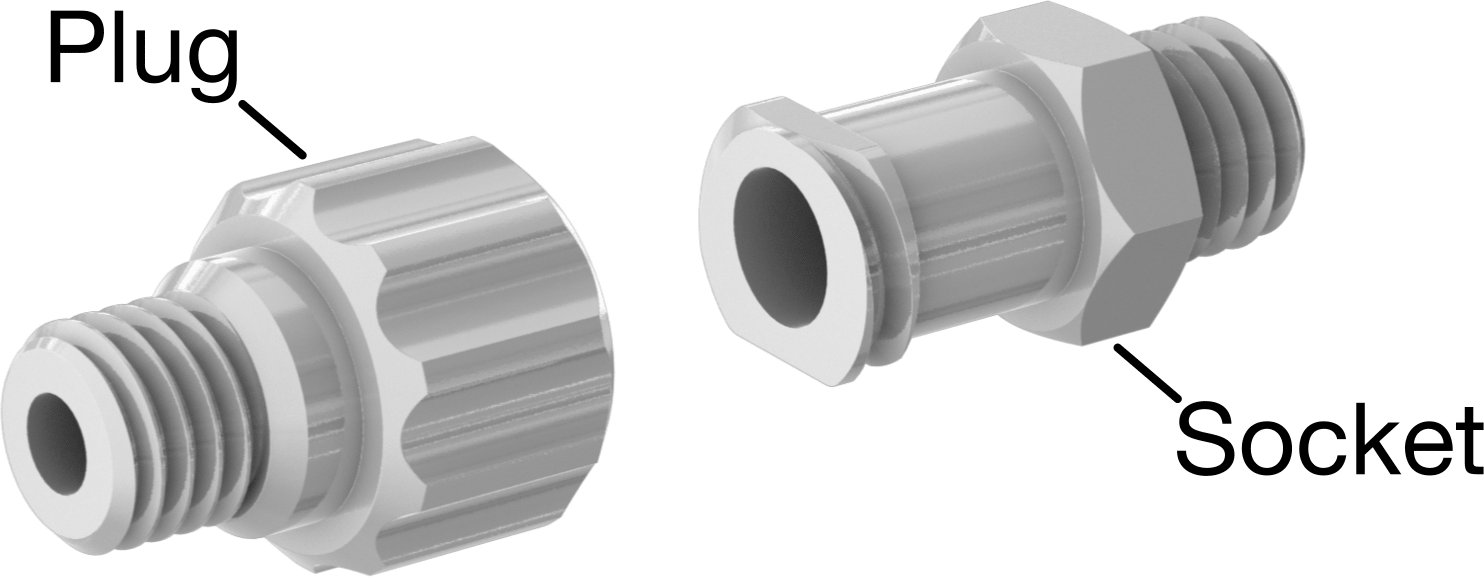 Hava ve Su için Plastik Luer Lock Tüp Bağlantısı, Fişler, 1/8 NPT Erkek, Beyaz Naylon Plastik