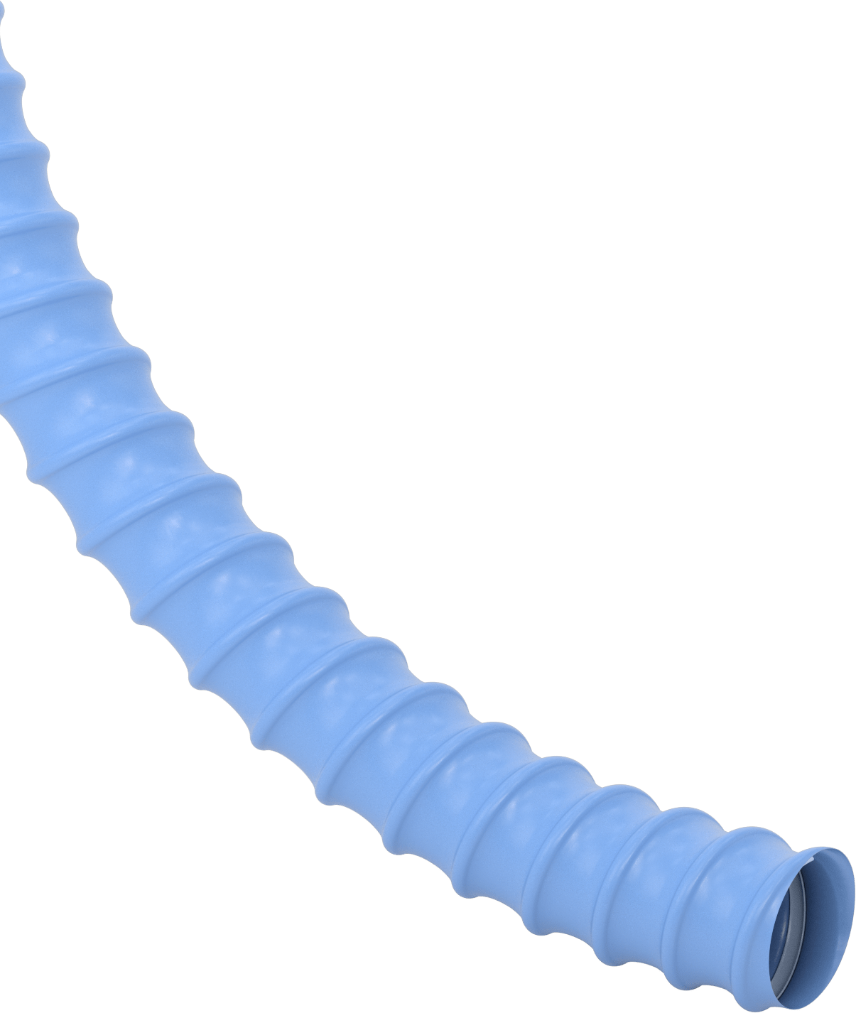 Hava için Ezilmeye Dayanıklı Kanal Hortumu, 6" ID, 6-1/2" OD