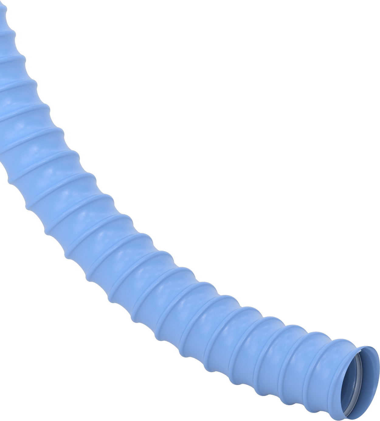 Hava için Ezilmeye Dayanıklı Kanal Hortumu, 8" ID, 8-1/2" OD