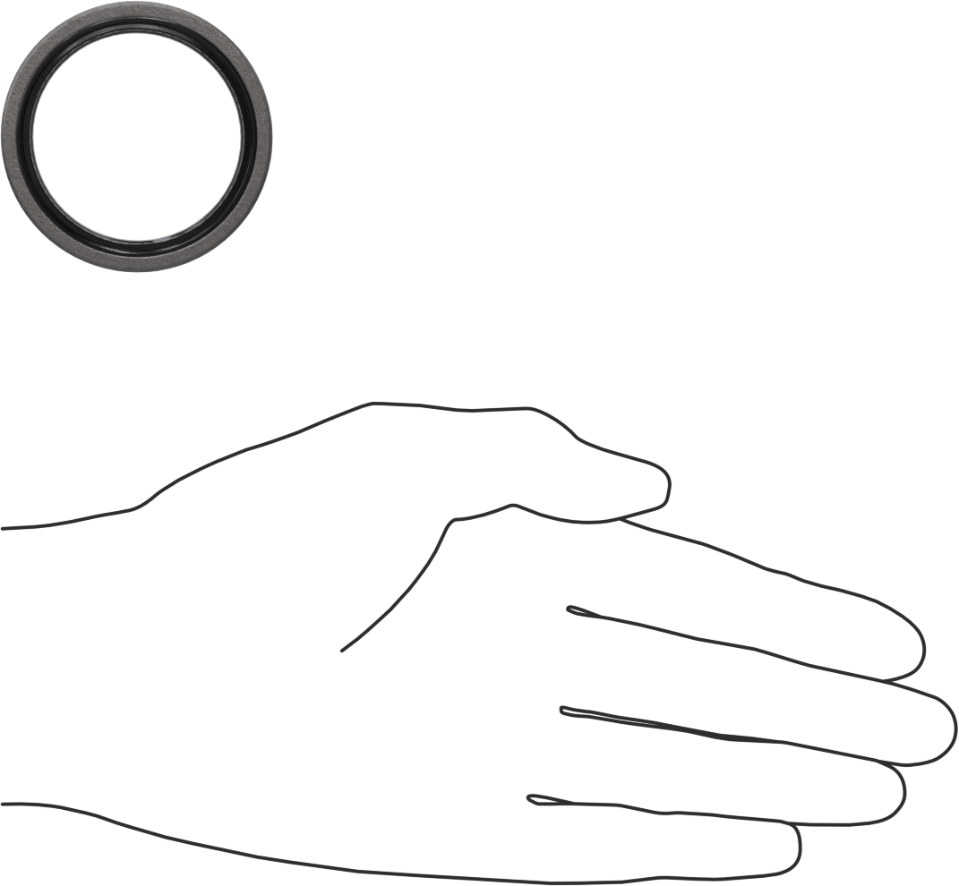 Yaylı Döner Mil Contası, Silecek Dudak ile, 40 mm Mil Çapı ve 52 mm Delik Çapı için