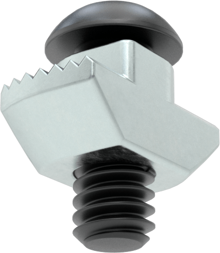 T-Yuvalı Çerçeve Bağlantı Elemanları, 1/4"-20 Düğme Başlı Çekiçli Somun, 45 mm Ray