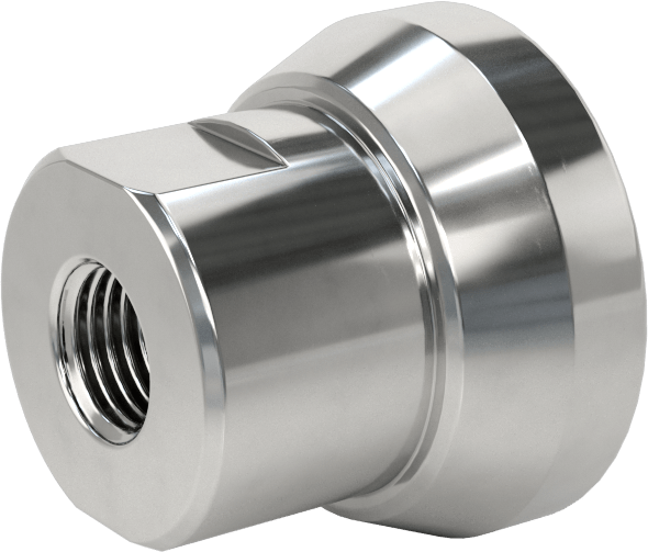 Hortum Hatları için Yuvarlak Manifoldlar, 316 Paslanmaz Çelik, 3 Çıkış 1/4 NPT Giriş x 1/4 NPT Çıkış
