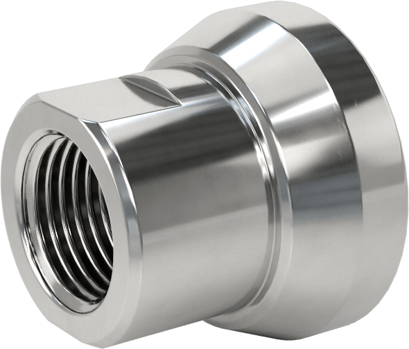 Hortum Hatları için Yuvarlak Manifoldlar, 316 Paslanmaz Çelik, 3 Çıkış 1/2 NPT Giriş x 1/4 NPT Çıkış