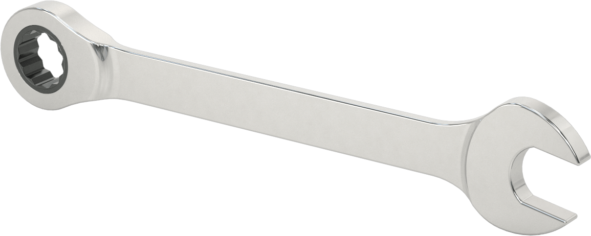 Cırcırlı Kombinasyon Anahtarı, 23 mm Boyut, 11" Toplam Uzunluk