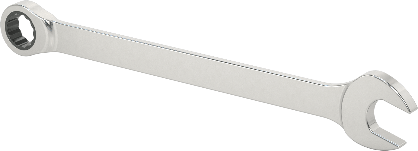 Cırcırlı Kombinasyon Anahtarı, 41 mm Boyut, 23" Toplam Uzunluk