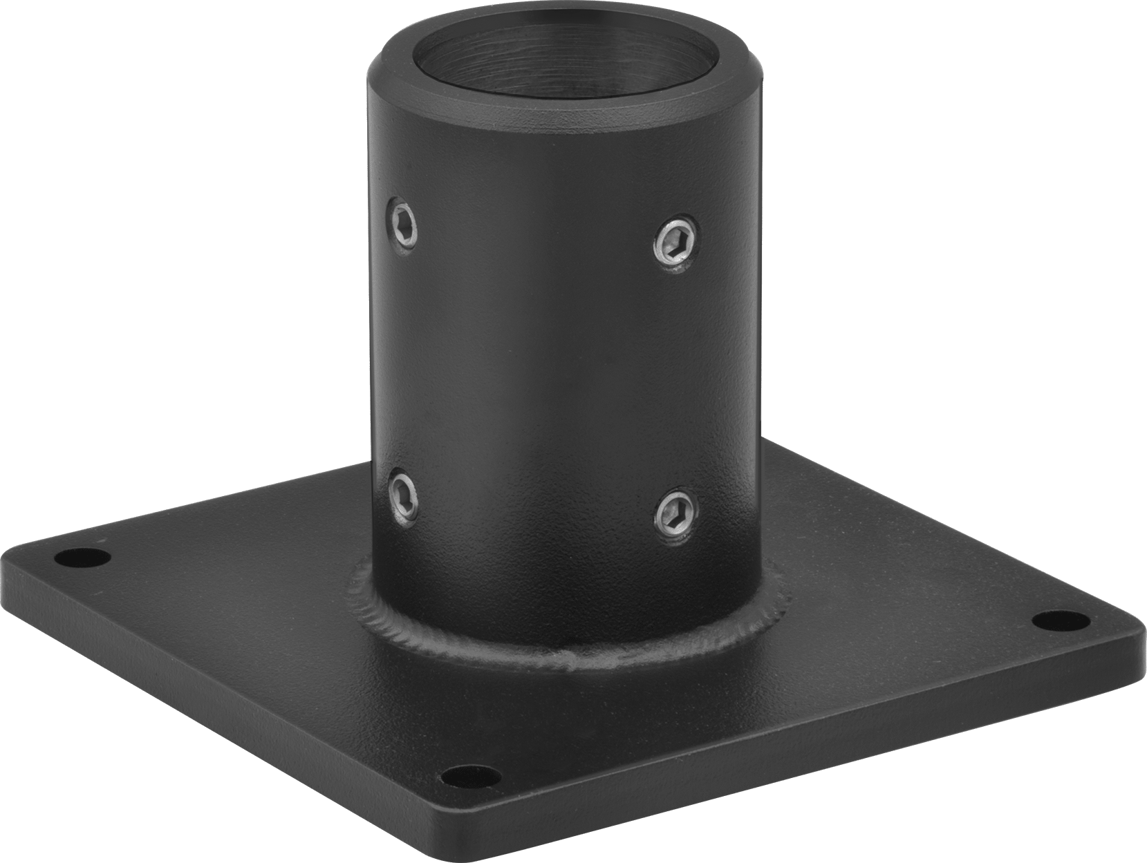 Floor- and Bench-Mount Pole Base
