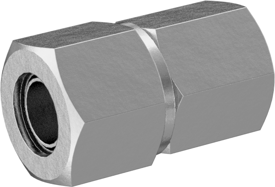 Hava için D.O.T. Pirinç Sıkıştırma Borusu Bağlantı Parçası, Düz Adaptör, 1/2" Boru Dış Çapı x 3/8 NPTF Dişi için