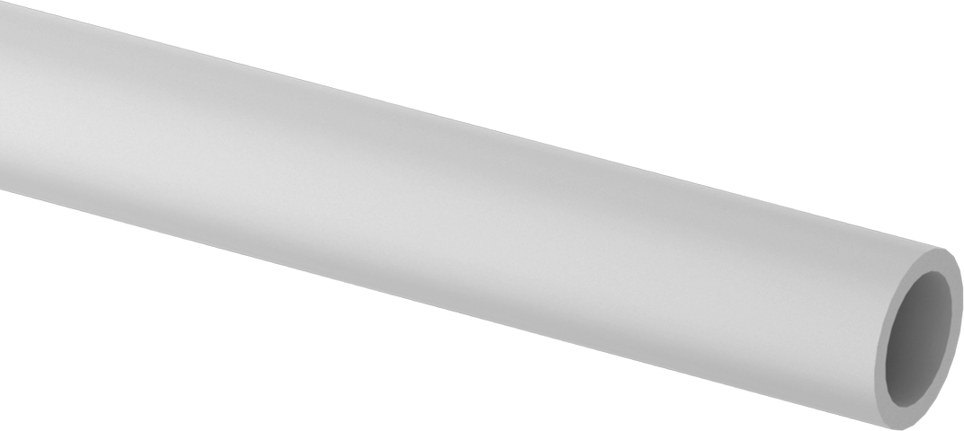 Alev Geciktirici Garolite G-11/FR5 Tüp, Yüksek Sıcaklık, 1/8" Duvar Kalınlığı, 1" OD, 3/4" ID, 36" Uzunluk