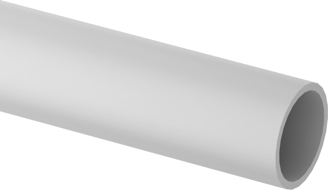 Alev Geciktirici Garolite G-11/FR5 Tüp, Yüksek Sıcaklık, 1/8" Duvar Kalınlığı, 1-3/4" OD, 1-1/2" ID, 36" Uzunluk