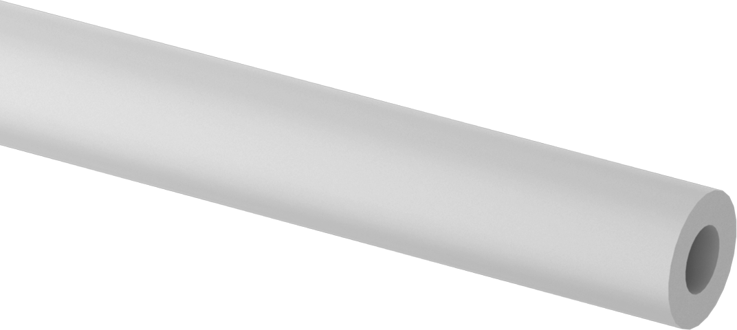 Alev Geciktirici Garolite G-11/FR5 Tüp, Yüksek Sıcaklık, 1/4" Duvar Kalınlığı, 1" OD, 1/2" ID, 36" Uzunluk
