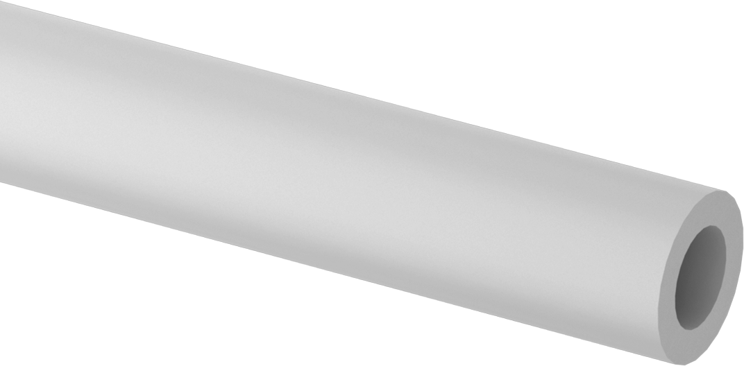 Alev Geciktirici Garolite G-11/FR5 Tüp, Yüksek Sıcaklık, 1/4" Duvar Kalınlığı, 1-1/4" OD, 3/4" ID, 36" Uzunluk