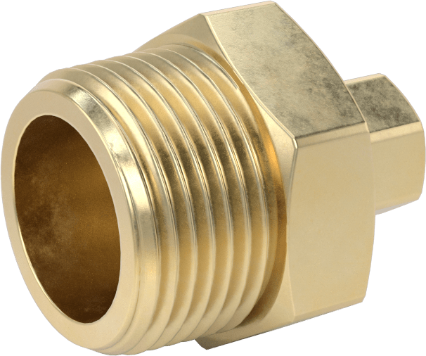 Hava ve Su için Pirinç Sıkıştırma Tüp Bağlantısı, Sıkı Sızdırmazlık, Adaptör, 1/4" Boru Dış Çapı x 3/4 NPT Erkek için