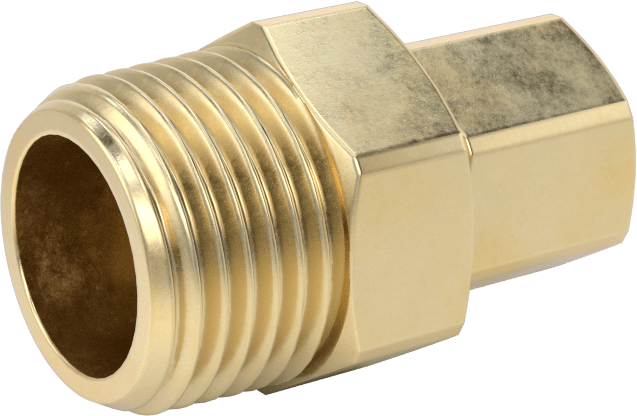 Hava ve Su için Pirinç Sıkıştırma Tüp Bağlantısı, Sıkı Sızdırmazlık, Adaptör, 1/4" Boru Dış Çapı x 3/8 NPT Erkek için