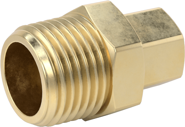 Hava ve Su için Pirinç Sıkıştırma Tüp Bağlantısı, Sıkı Sızdırmazlık, Adaptör, 3/8" Boru Dış Çapı x 1/2 NPT Erkek için