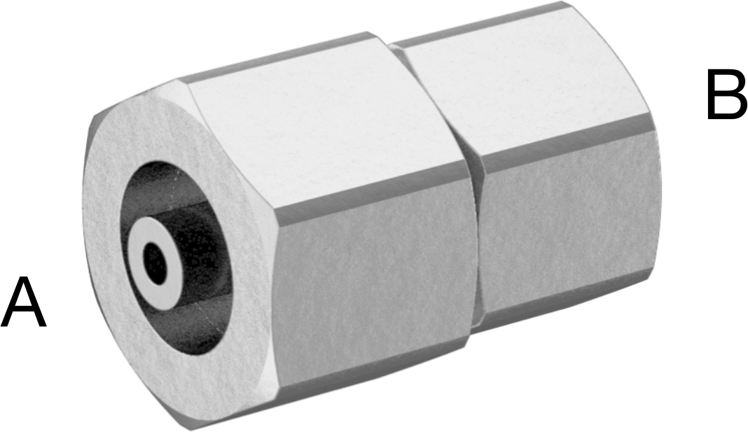 Hava ve Su için Pirinç Sıkıştırma Tüp Bağlantısı, 3/8“ Boru Dış Çapı x 1/4” Dış Çap 45 Derece Dişi Genişletilmiş Boru
