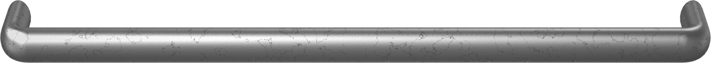 Oval Çekme Kolu, Dişli Delik, Eloksallı Alüminyum, 500 mm Merkezden Merkeze Genişlik