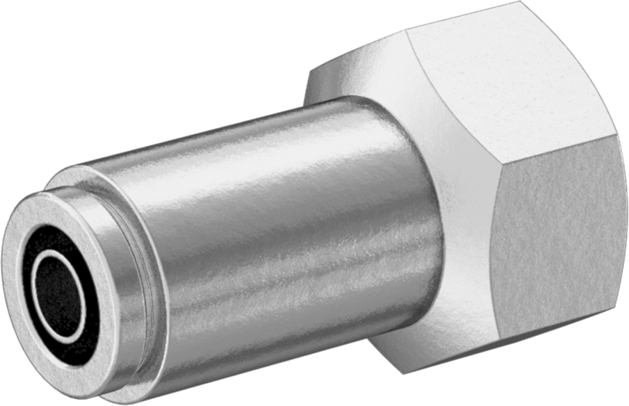 Düşük Sıcaklık D.O.T. Bas-Bağla Boru Bağlantı Elemanı, Hava için, Adaptör, 3/8" Dış Çaplı Boru x 3/8 NPTF Dişi için
