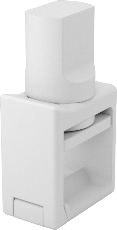 Temassız Akış Ayar Valfi, T-Saplı, Plastik Gövde, 3/32“ ila 1/2” Boru Dış Çapı için