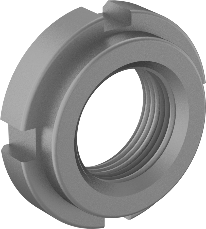 Rulman Kilit Somunu, Karbon Çelik, M17 x 1 mm Diş Boyutu
