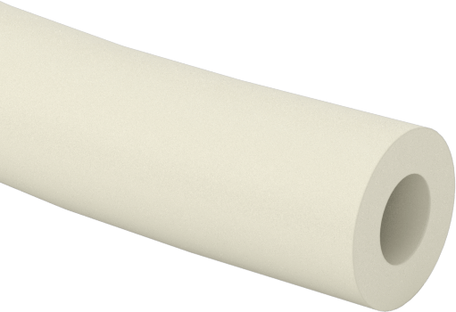 Sürekli Esnek Yumuşak Opak Kauçuk Boru, Gıda için, İçecek ve Süt Ürünleri, Tygon, 1/8" ID, 1/4" OD